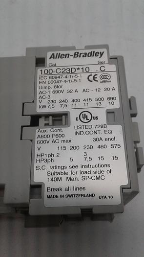 Used Allen-Bradley 100-C23D*10