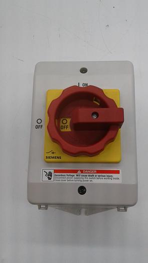Used Siemens 3LD2064-1GP53-0US2 On/Off Control Switch