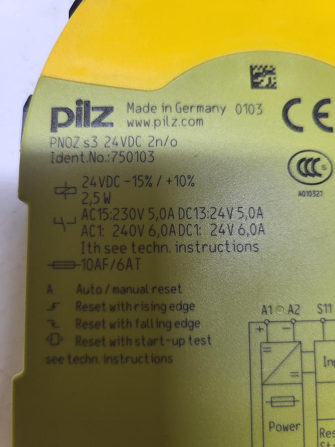 Used Pilz PN0Z s3 24VDC