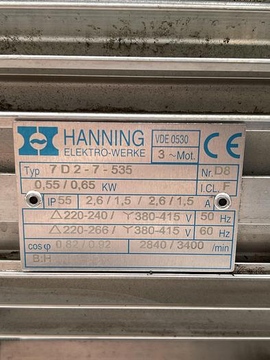 Used Sogevac Sv16B, Hanning 7D2-7-535