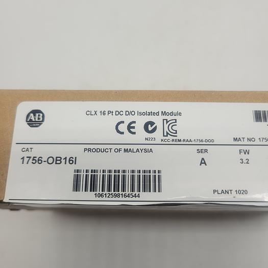 Allen-Bradley CLX 16 Pt DC D/O Isolated Module 1756-OB16I Ser.A 3.2