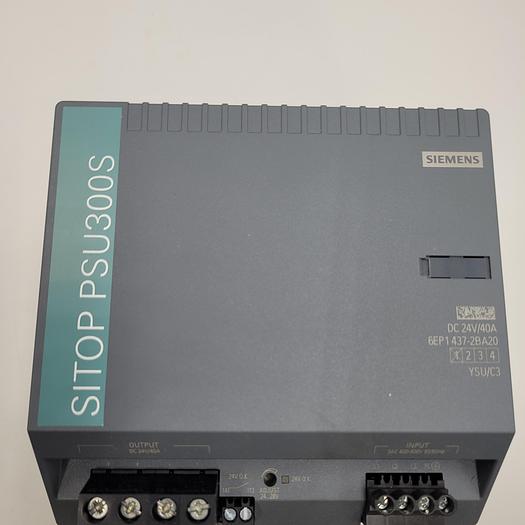 SIEMENS 6EP1 437-2BA20 POWER SUPPLY IN BOX