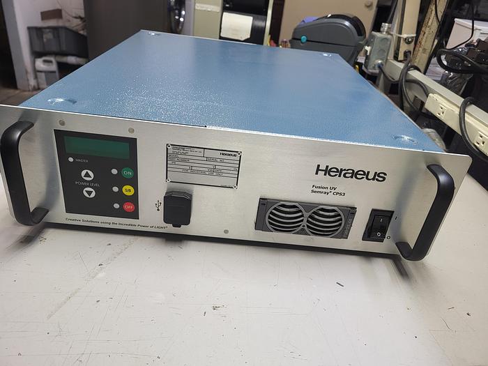Used Heraeus Fusion UV Semray CPS3