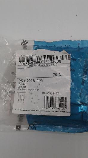 Wago Brucker Jumper 25x2016-405