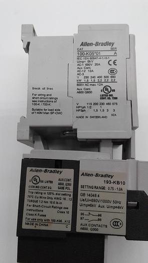 Used Allen-Bradley 100-K05*01 &193-KB10