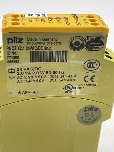 Used Pilz PNOZ X2.1 24VAC/DC 2n/o