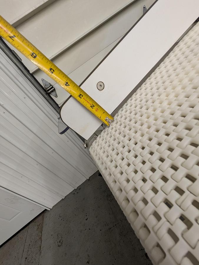 Used Safeline metal detector, stainless steel frame 