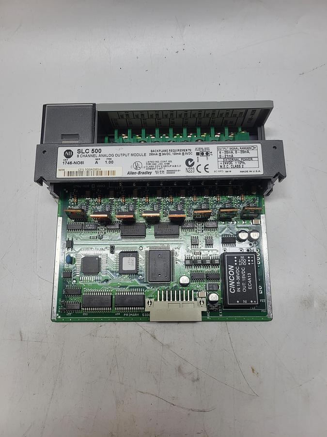 Used Allen-Bradley SLC 500 1746-NO8I Ser.A