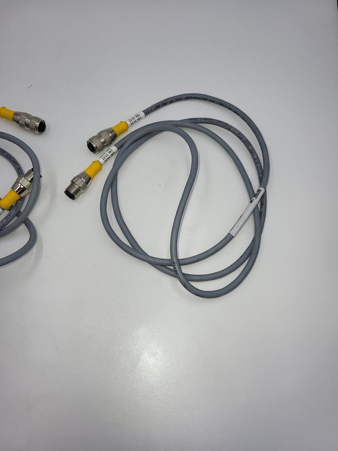 Turck RK 4.4T-1.3-RS 4.4T Cordset, M12 Male to M12 Female, Gray, 4 cond. 5' LONG