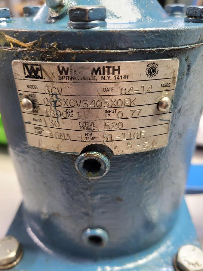 Used Winsmith 003XCVS405X0EK Gearbox