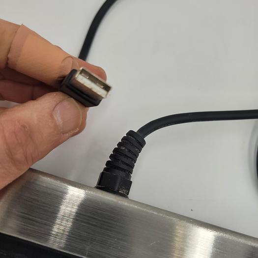 Used iKEY PERIPHERALS STAINLESS STEEL ENCLOSED SEALED KEYBOARD DT-5K-USB