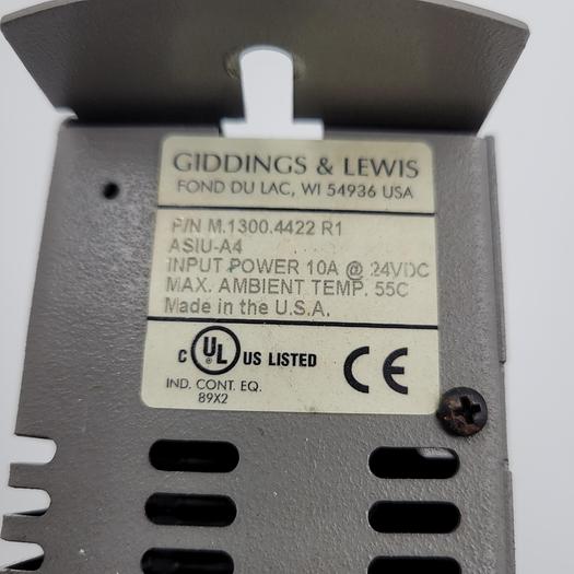 Used GIDDINGS & LEWIS M.1300.4422 R1 ANALOG SERVE INTERFACE UNIT