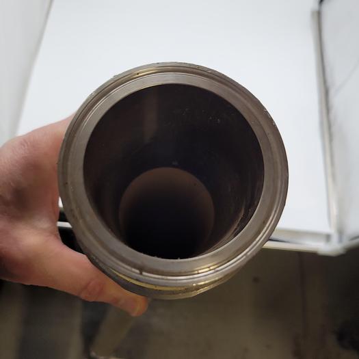 Sanitary Couplers 150 PSI WP hose 2-1/2" x 51" meets FDA/PMO USDA 3-A & Reseal stainless Sanitary Fitting RE250-TC both ends *New*