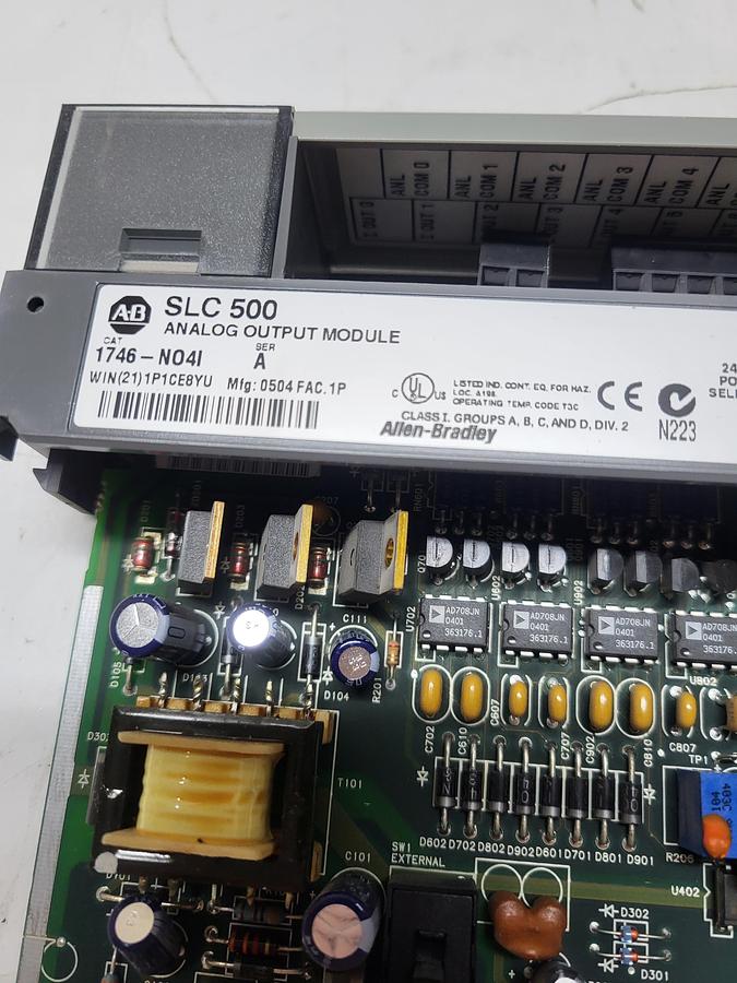 Used Allen-Bradley SLC 500 1746-N04I Ser.A
