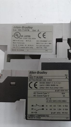 Used Allen-Bradley 193-T1APM 193-T1AA80