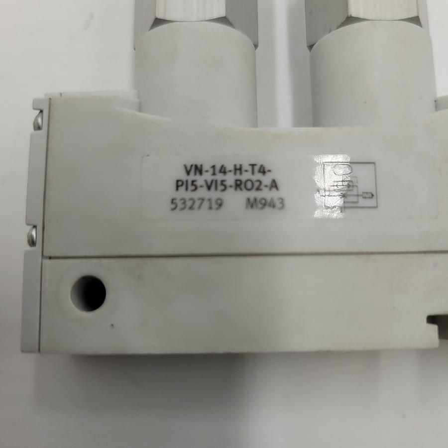 Used FESTO FESTO VN-14-H-T4-PI5-VI5-R02-A vacuum generator