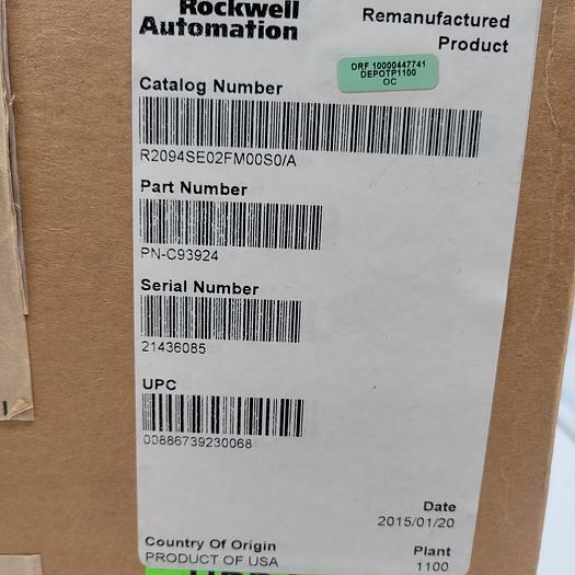 Kinetix 6200 Module 2094-SE02F-M00-SO/A SAME DAY SHIPPING Sealed Athentic AB NOS