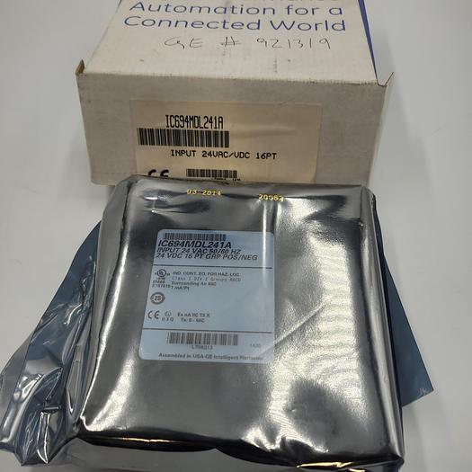 GE IC694MDL241A INPUT 24 VAC 50/60 HZ 24 VDC 16 PT GRP POS/NEG - in original packing