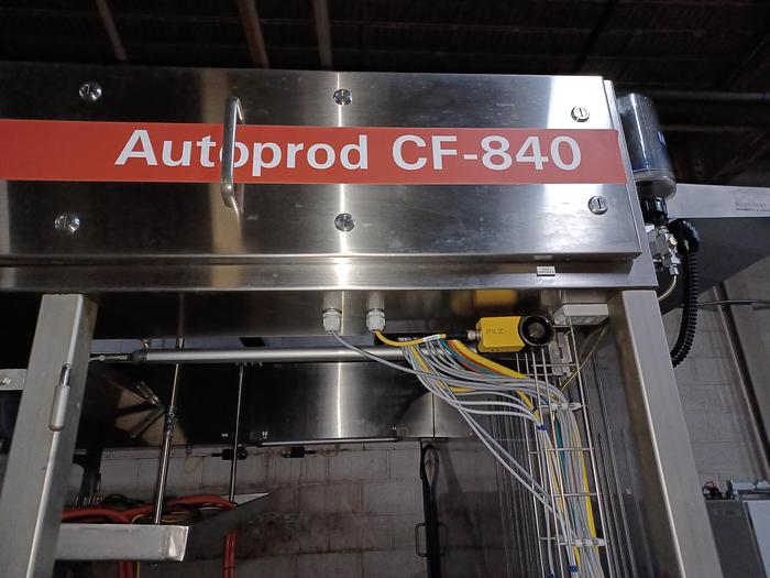 Used RA JONES Autoprod CF-840 Inline indexing filler, sealer and/or overcapper