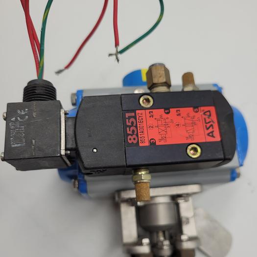 Used Jamesbury actuator VPVL100 SRV4/5 B C - 1" ball valve seat CWP 1200 psi WSP 475 psi HD6 USA Smith Instrument built 492924-00