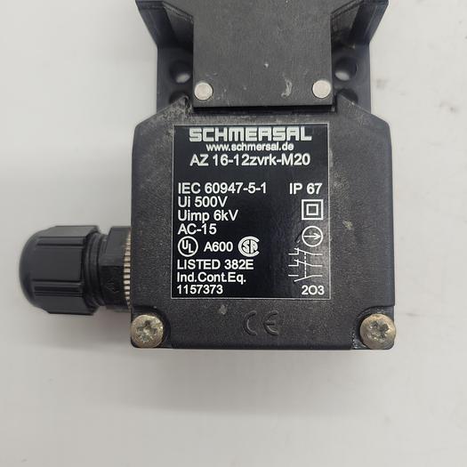 Used Schmersal AZ 16-12zurk-M20