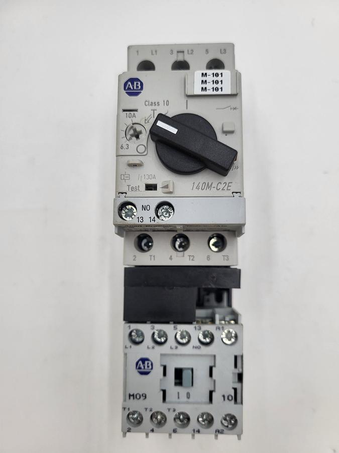 Used Allen Bradley 140M-C2E-B10 / 100-M09NZ*3