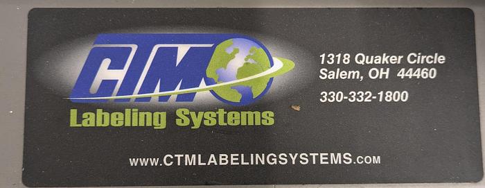 Used CTM 360a labeler
