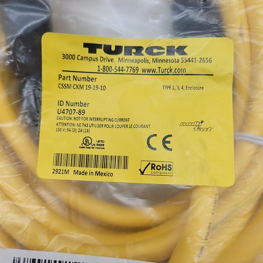 Used Turck CSSM CKM 19-19-10