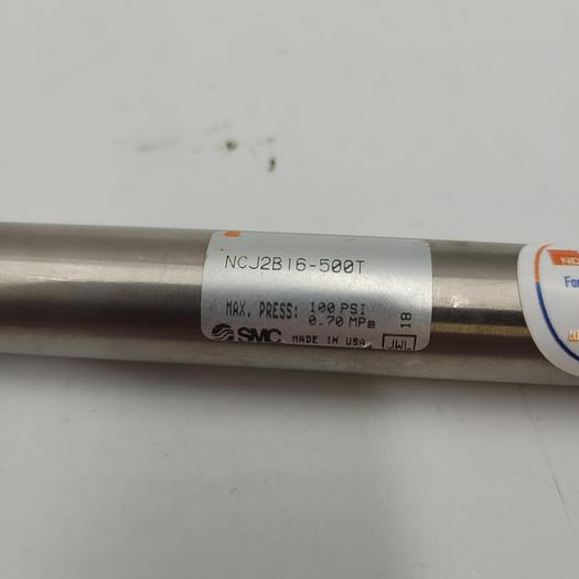 Used SMC NCJ2B16-500T PNEUMATIC CYLINDER