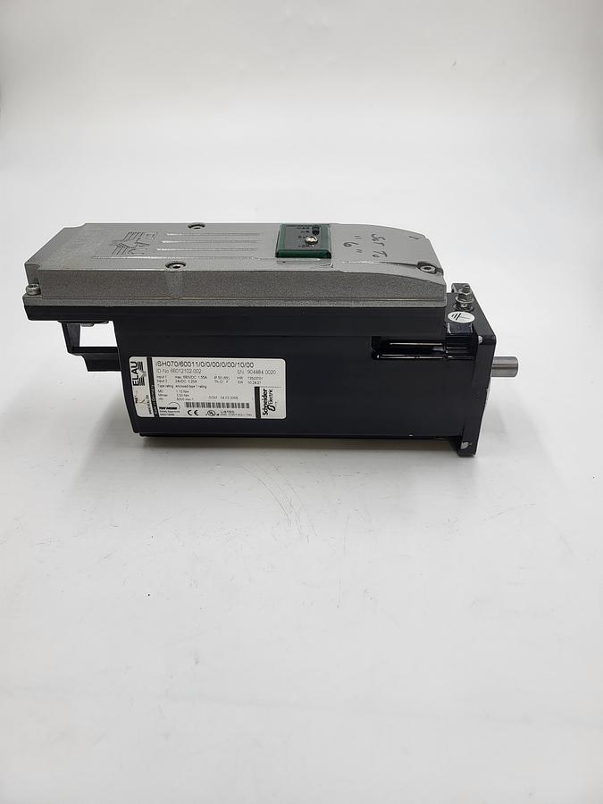 Used Schneider Electric ID # 66012102-002 Servo motor with 070 flange size, 011 Standstill torque Sincos SKM 36 Encoder without brake.