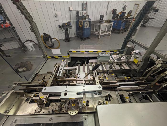 Used PMM intermittent motion horizontal cartoner