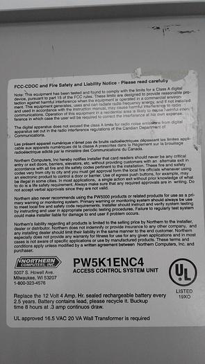 Used Single Reader Enclosure PW5K1ENC4