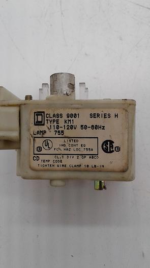 Used Square D Class 9001 1110-120V LAMP 755