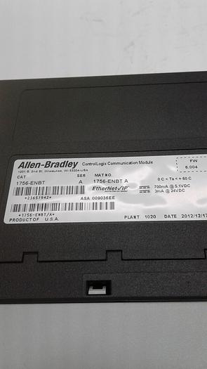 Used Allen-Bradley Control Logix Communication Module Ethernet/IP 1756-ENBT