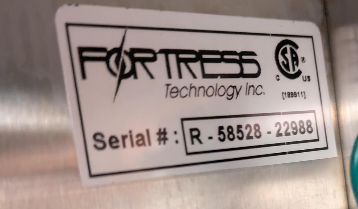 Used fortress Stealth metal detector with Weiler conveyor system