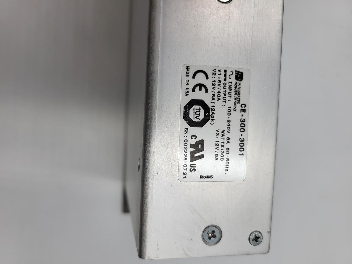 Used Integrated Power Designs CE-300-3001 Power Supply