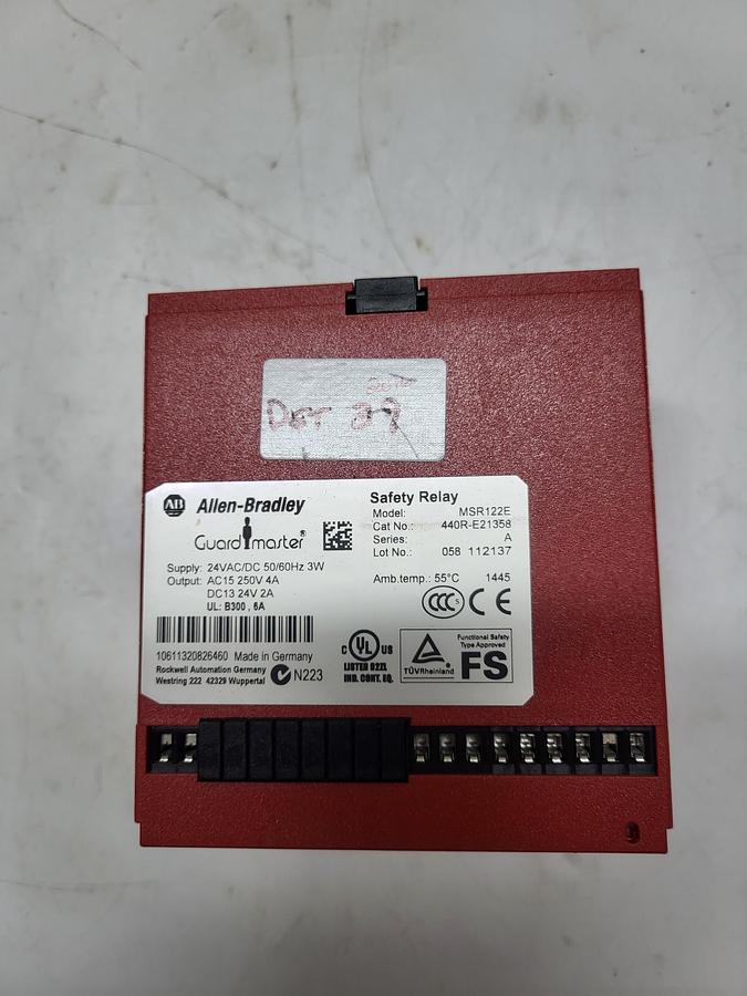 Used Allen-Bradley MSR122E Safety Relay