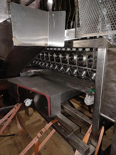 Used 12 lane sonic yogurt cup welder (branson)