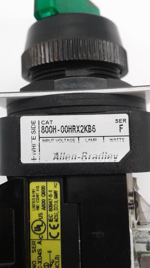 Used Allen-Bradley Cat 800H-00HRX2KB6