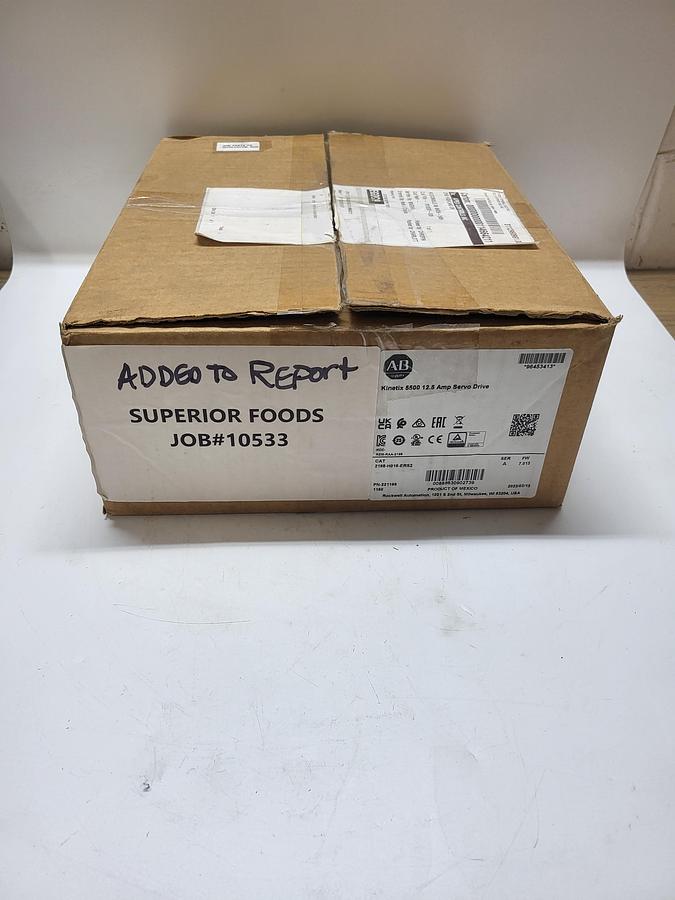 Allen-Bradley Kinetix 5500 12.5 AMP Servo Drive 2198-H016-ERS2 Ser.A
