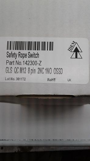 Used IDEM Safety Rope Switch 142300-Z GLS QC M12 8 pin 2NC 1N0 OSSD