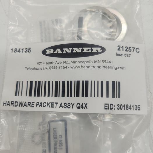 Used Banner Hardware Packet Assy Q4X 21257C
