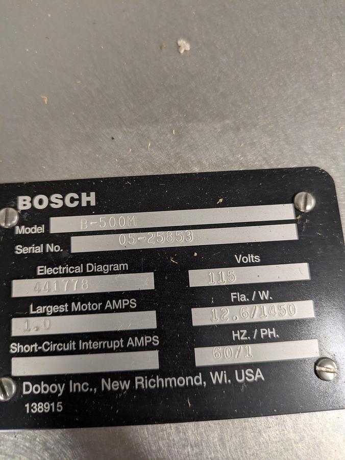 Used Bosch B-500M