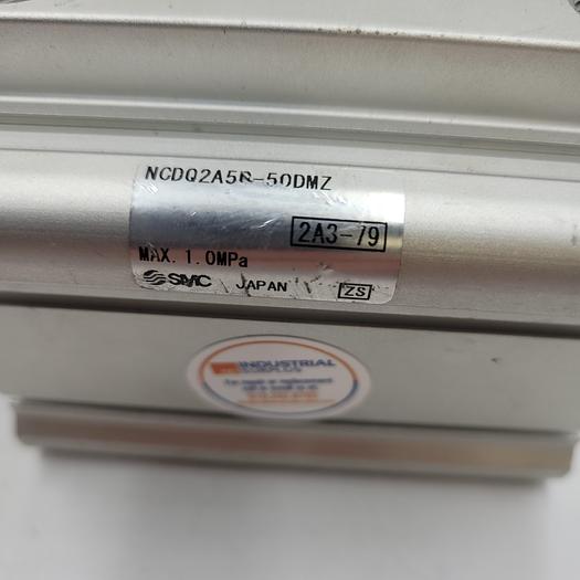 Used SMC NCDQ2A50 - 50dmz PNEUMATIC CYLINDER