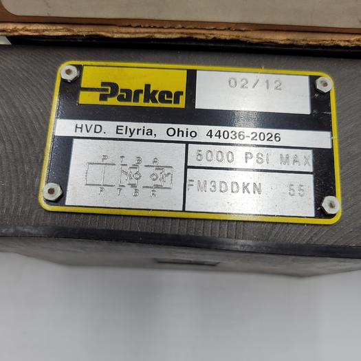 PARKER Flow Control Valve: 20.1 gpm Flow Rate - Max, 5,000 psi Max Pressure, FM3DDKN in original box