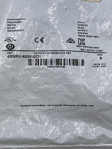 Allen-Bradley 42GRU-9200-QD1 Ser B