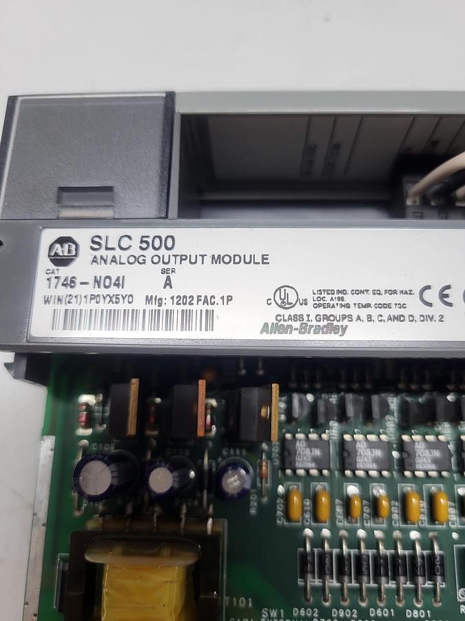 Used Allen-Bradley SLC500 Analog Output Module 1746-NO41 Ser.A