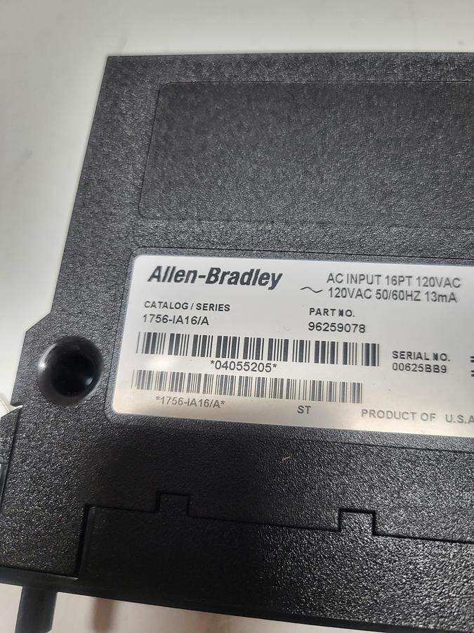 Used Allen-Bradley AC Input 16PT 1756-IA16 Ser.A