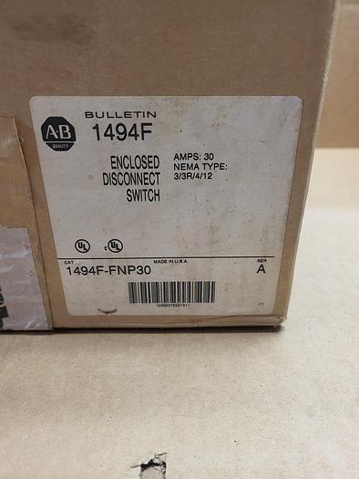 Allen-Bradley Bulletin 1494F-FNP30 Ser.A New!