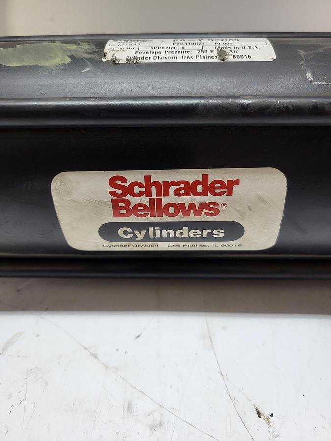 Used Schrader Bellows PA-2 Series PAD110821 10.000
